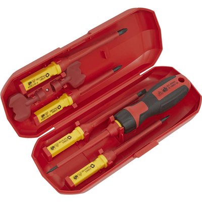 Sealey 8 Piece VDE Insulated Interchangeable Screwdriver and Key Set