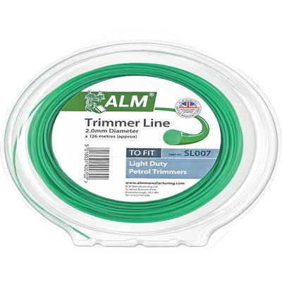 ALM Sl007 Light Duty Petrol Grass Trimmer Line 2mm 126m
