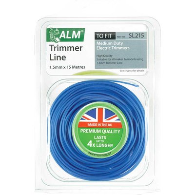 ALM Sl215 Medium Duty Grass Trimmer Line 1.5mm 15m