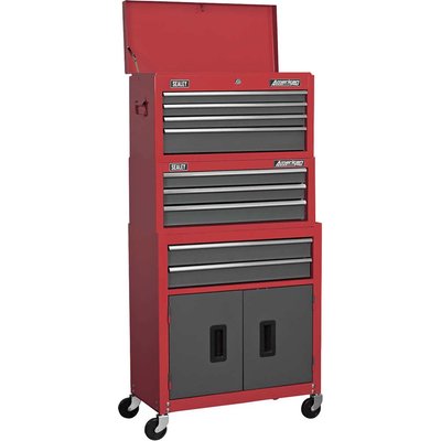 Sealey Roller Cabinet, Mid Chest and Top Chest Combination
