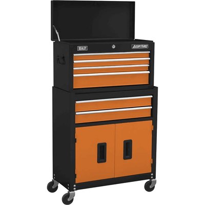 Sealey 6 Drawer Top Chest and Tool Roller Cabinet Combination