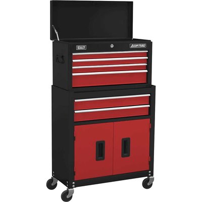 Sealey 6 Drawer Top Chest and Tool Roller Cabinet Combination