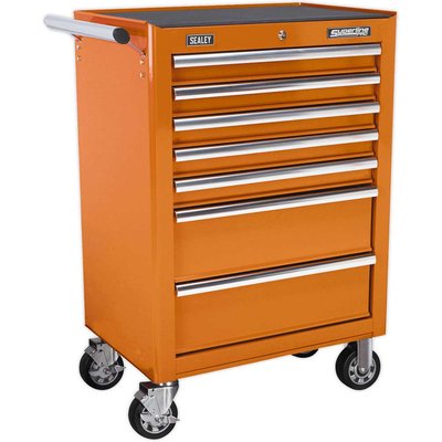 Sealey 7 Drawer Ball Bearing Runner Tool Roller Cabinet