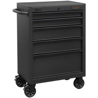 Sealey Superline Black Edition 5 Drawer Roller Cabinet
