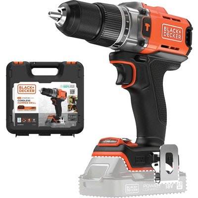Black and Decker BCD383 18v Cordless Combi Drill No Batteries No Charger Case