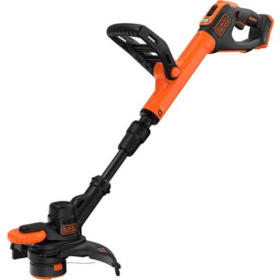 Black and Decker BCST918 18v Cordless Telescopic Grass Trimmer and Edger 280mm No Batteries Battery Charger
