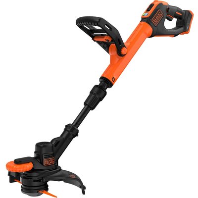 Black and Decker BCSTR918 18v Cordless Resin Blade Telescopic Grass Trimmer and Edger 280mm No Batteries No Charger