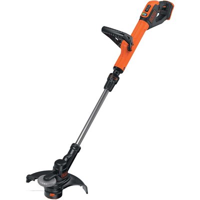 Black and Decker STC1820PC 18v Cordless Telescopic Grass Trimmer and Edger 280mm No Batteries No Battery Charger