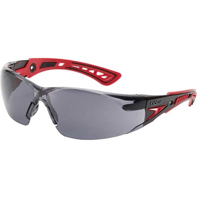 Bolle Rush+ RUSHPPSF Adjustable Bridge Smoke Safety Glasses