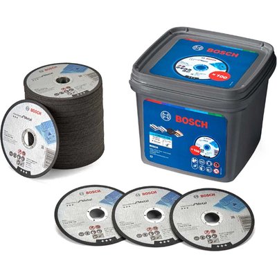 Bosch Metal Cutting Disc Bulk Pack 115mm Pack of 100