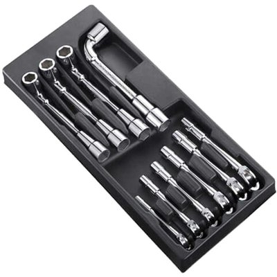 Expert by Facom 10 Piece Angled Socket Spanner Set in Module Tray