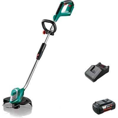 Bosch ADVANCEDGRASSCUT 36v Cordless Grass Trimmer 300mm 1 x 4ah Li-ion Battery Charger