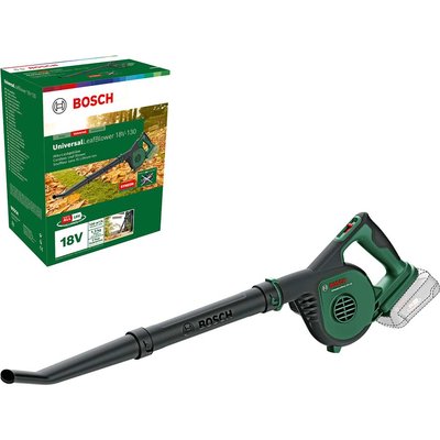 Bosch UNIVERSALLEAFBLOWER 18V-130 P4A 18v Cordless Garden Leaf and Workshop Blower