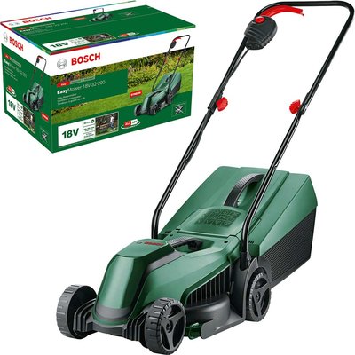 Bosch EASYMOWER 18V-32 P4A 18v Cordless Rotary Lawnmower 320mm No Batteries No Battery Charger