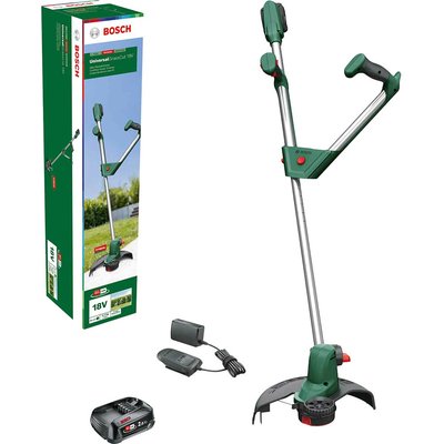 Bosch UNIVERSALGRASSCUT 18V-260 P4A 18v Cordless Grass Trimmer Edger 260mm 2 x 2ah Li-ion Battery Charger