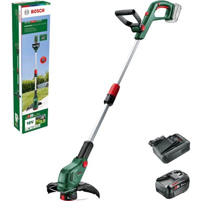 Bosch UNIVERSALGRASSCUT 18V-23-450 P4A 18v Cordless Grass Trimmer 230mm 1 x 6ah Li-ion Battery Charger
