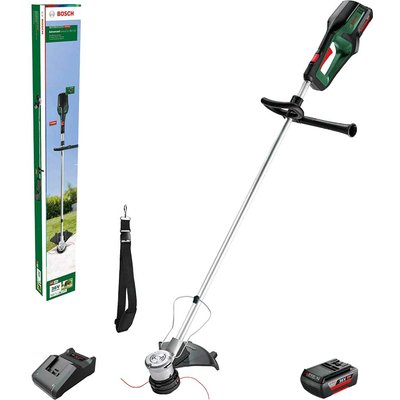Bosch ADVANCEDGRASSCUT 36V-33 36v Cordless Brushless Grass Trimmer 330mm 2 x 2ah Li-ion Battery Charger