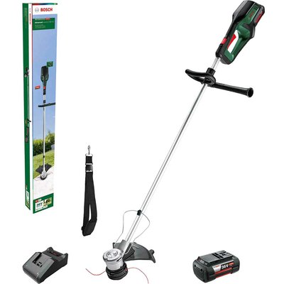 Bosch ADVANCEDGRASSCUT 36V-33 36v Cordless Brushless Grass Trimmer 330mm 2 x 4ah Li-ion Battery Charger