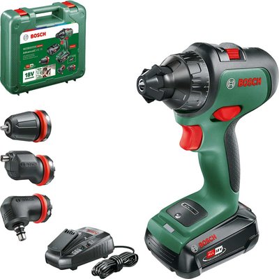 Bosch ADVANCEDDRILL P4A 18v Cordless Drill Driver and Attachments