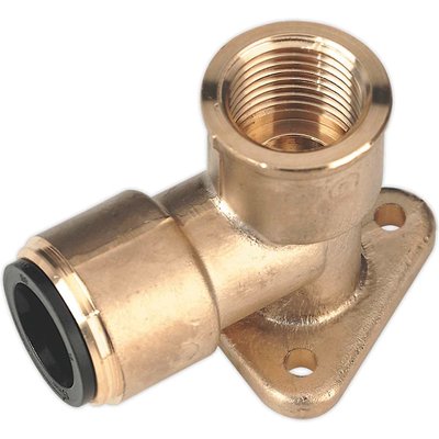 Sealey 1/2" BSP Brass Wingback Elbow for John Guest Speedfit Systems