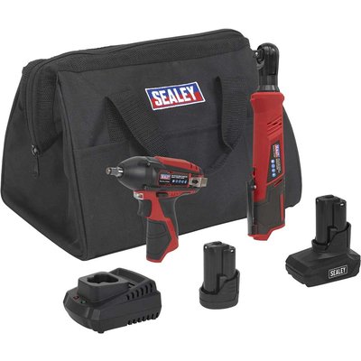 Sealey CP1200 12v Cordless 2 Piece Power Tool Kit