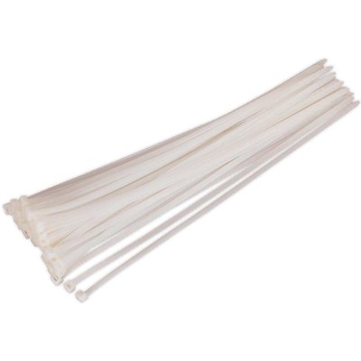 Sealey White Cable Ties