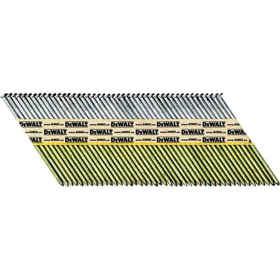 DeWalt First Fix Framing Smooth Shank Bright Galvanised Nails 63mm Pack of 2200