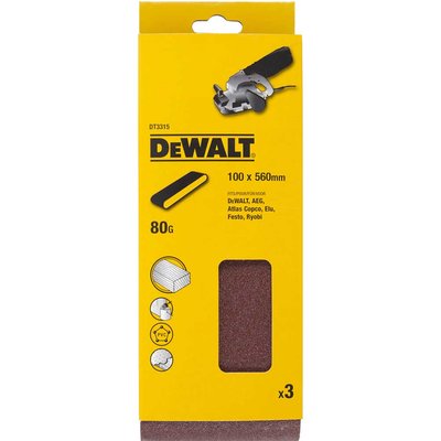 DeWalt 100 x 560mm Sanding Belts