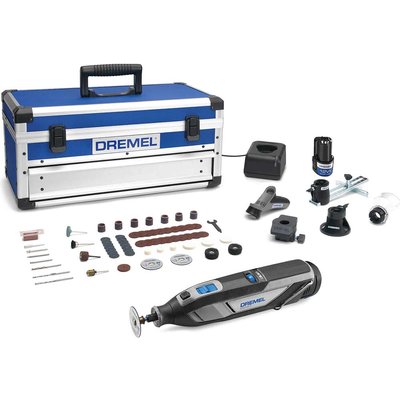 Dremel 8240 12v Cordless Rotary Multi Tool 65 Accesssory Platinum Kit