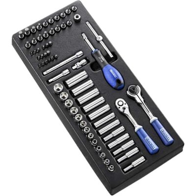 Expert by Facom 67 Piece 1/4" Drive Hex Socket Set Metric in Module Tray 1/4"