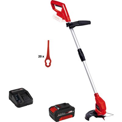 Einhell GC-CT 18/24 Li 18v Cordless Telescopic Grass Trimmer 240mm 1 x 4ah Li-ion Battery Charger