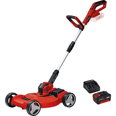 Einhell GE-CT 18/28 Li TC 18v Cordless Grass Trimmer and Edger 280mm 1 x 4ah Li-ion Battery Charger