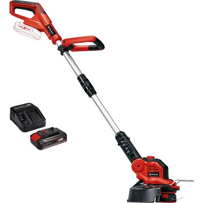 Einhell GE-CT 18/28 Li 18v Cordless Telescopic Grass Trimmer and Edger 280mm 1 x 2.5ah Li-ion Battery Charger