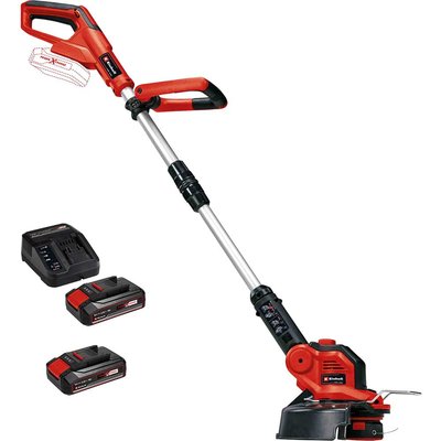 Einhell GE-CT 18/28 Li 18v Cordless Telescopic Grass Trimmer and Edger 280mm 2 x 2.5ah Li-ion Battery Charger