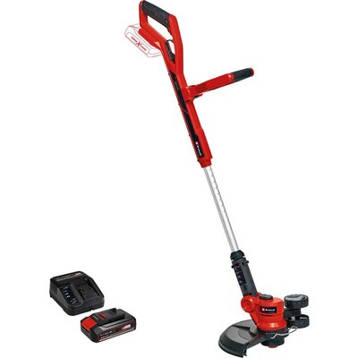 Einhell GE-CT 18/30 Li 18v Cordless Telescopic Grass Trimmer and Edger 300mm 1 x 2.5ah Li-ion Battery Charger