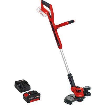 Einhell GE-CT 18/30 Li 18v Cordless Telescopic Grass Trimmer and Edger 300mm 1 x 4ah Li-ion Battery Charger