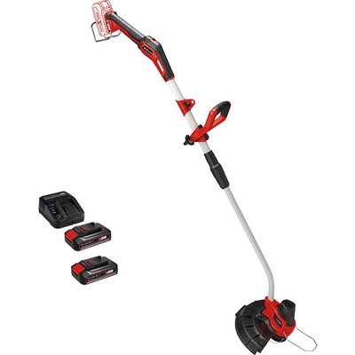 Einhell GE-CT 18/33 Li E 18v Cordless Grass Trimmer 330mm 2 x 2.5ah Li-ion Battery Charger