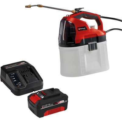 Einhell GE-WS 18/75 Li 18v Cordless Weed Sprayer 7.5l 1 x 4ah Li-ion Battery Charger