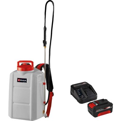 Einhell GE-WS 18/150 Li 18v Cordless Weed Sprayer 15l 1 x 4ah Li-ion Battery Charger