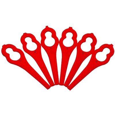 Bosch Genuine Safe Plastic Blades for ART 23 ACCUTRIM and LI Grass Trimmers Pack of 24