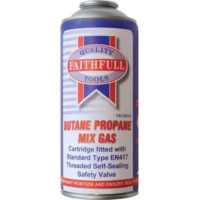 Faithfull Butane Propane Gas Cartridge 170g