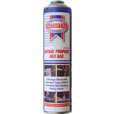 Faithfull Butane Propane Gas Cartridge 350g