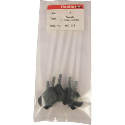 Fischer Expanding Foam Nozzles Pack of 5