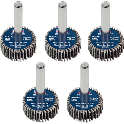 Sealey Flap Wheels Pack Of 5