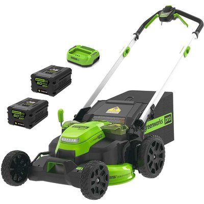 Greenworks GD60LM61 60v Cordless Brushless Self Propelled Lawnmower 610mm
