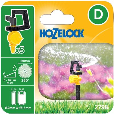 Hozelock MICRO 360deg Vari Rotor Mini Adjustable Sprinkler