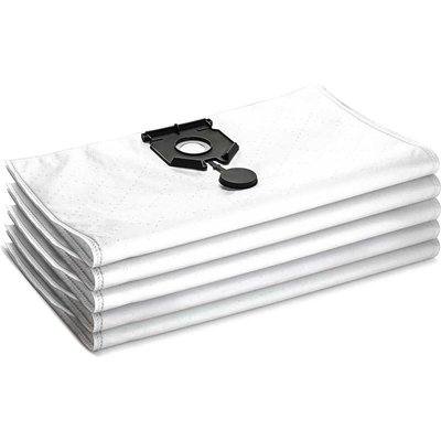 Karcher Fleece Filter Dust Bags Pack of 5 for NT 40/1 Vacuum Cleaners