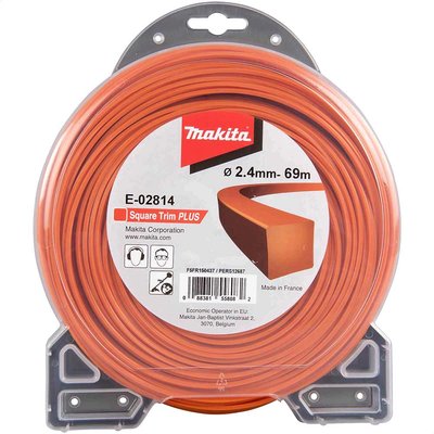 Makita Square Trim Plus Orange Grass Trimmer Line