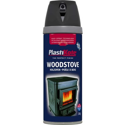 Plastikote Wood Stove Aerosol Spray Paint