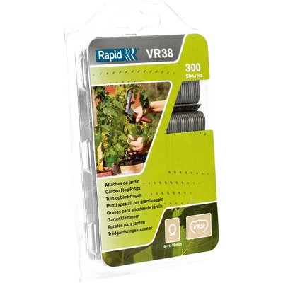 Rapid VR38 Light Hog Rings for GP238 Fixing Pliers Pack of 300